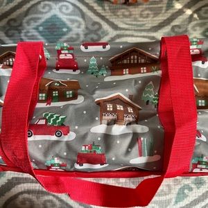 Thirty one medium size rectangle, tote Christmas thing